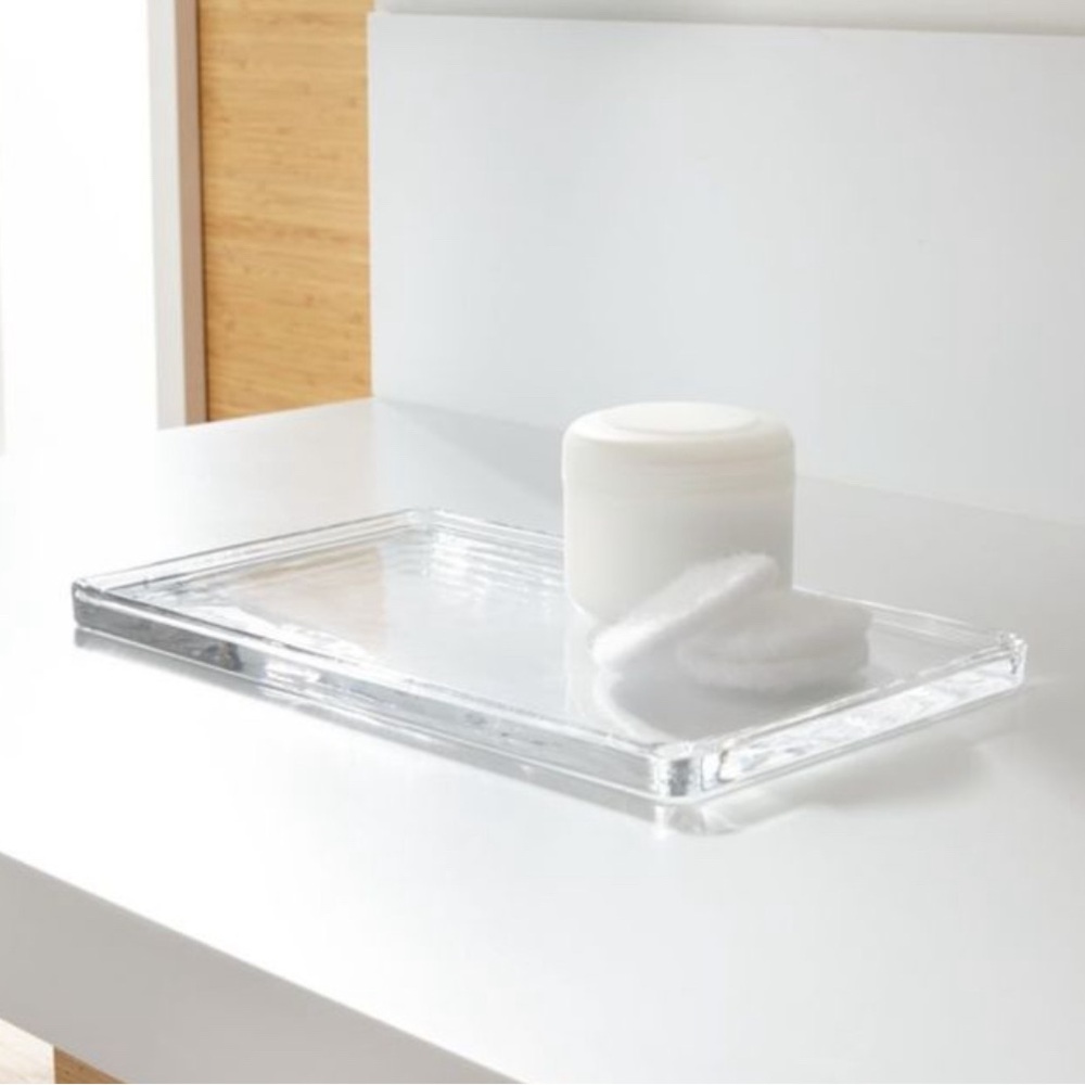 Searching for this Crate&Barrel 12x7 glass vanity tray